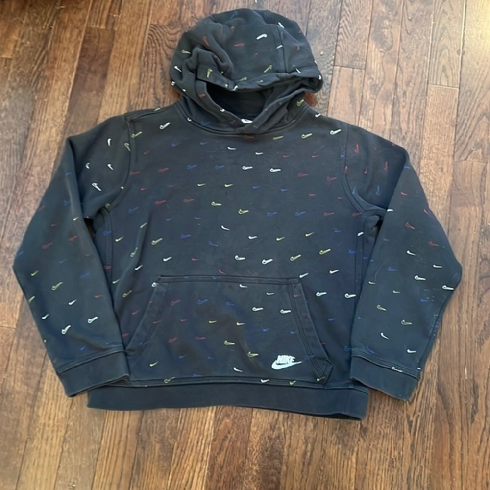 Nike all over Logo hoodie‎